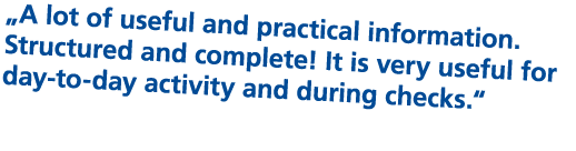 „A lot of useful and practical information. Structured and complete! It is very useful for day to day activity and du...